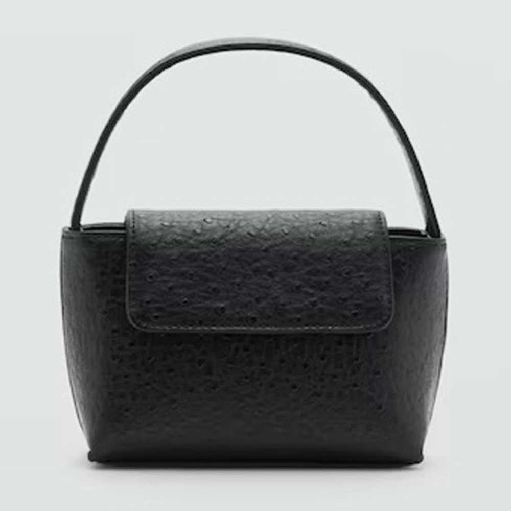 Mango Malvi Black Chain Bag